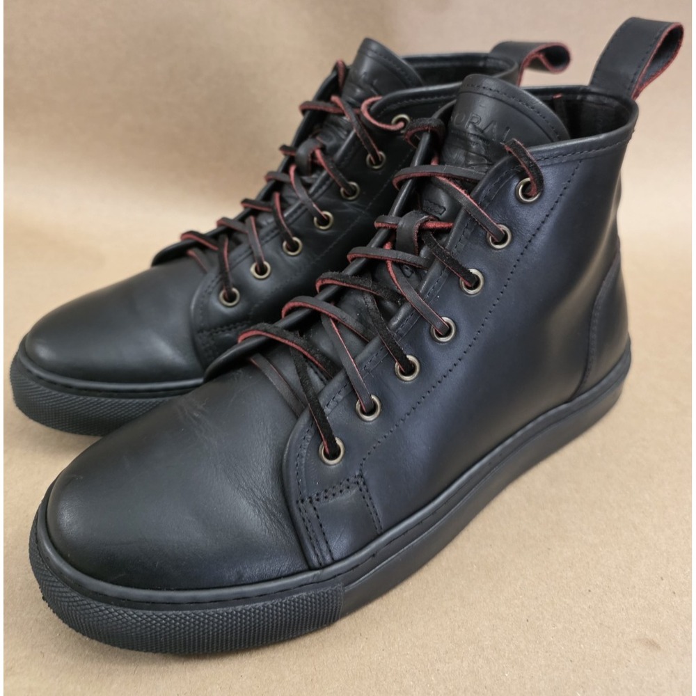 GORAL (Sz 7 UK 7.5-8 US ) Rose Anvil SMUGS Mens High Top Sneaker 2.0 Blood Core